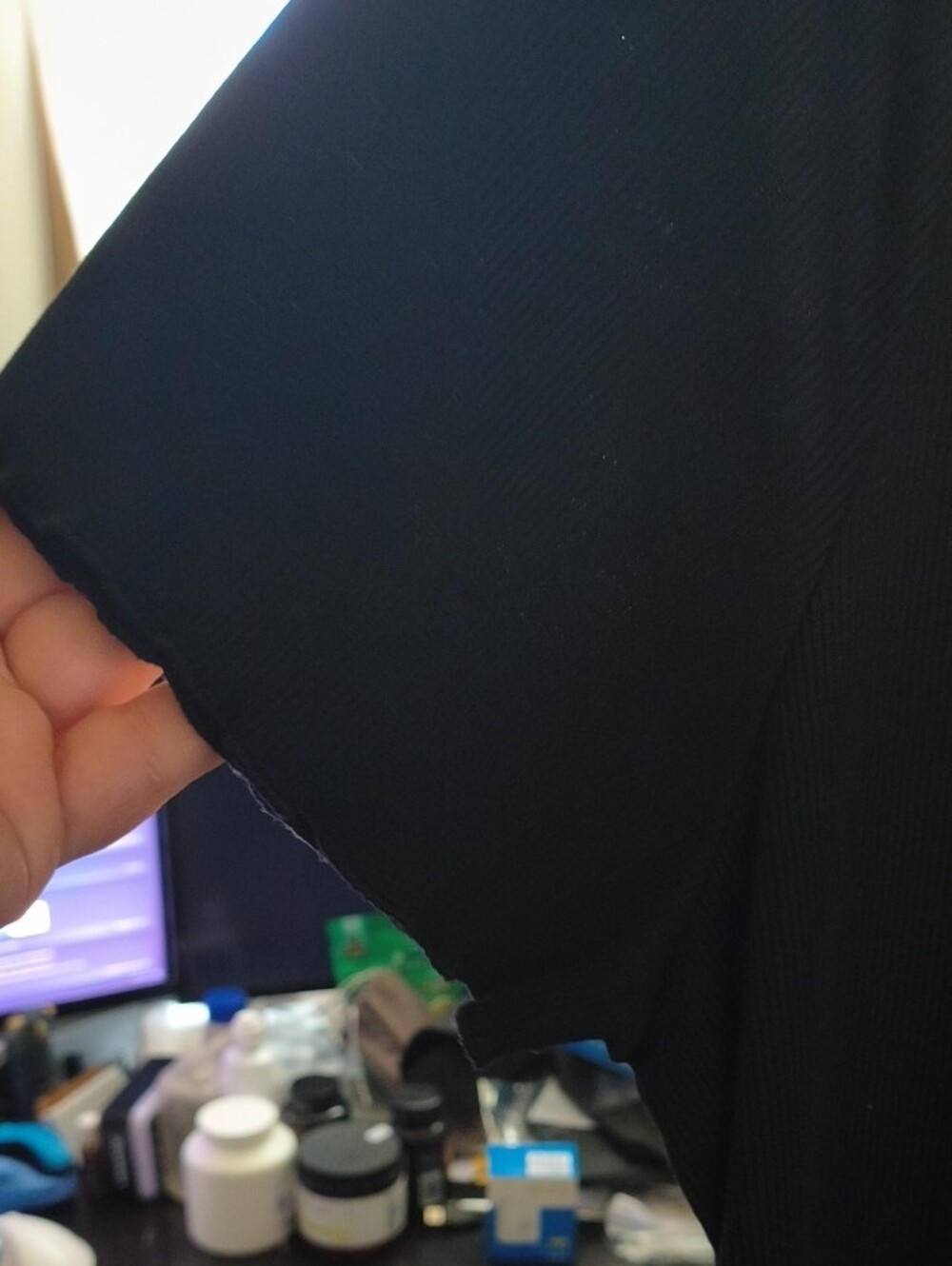 SHEIN Black Short Sleeve Dress with Mesh Heart Detail - Picture 6 of 7